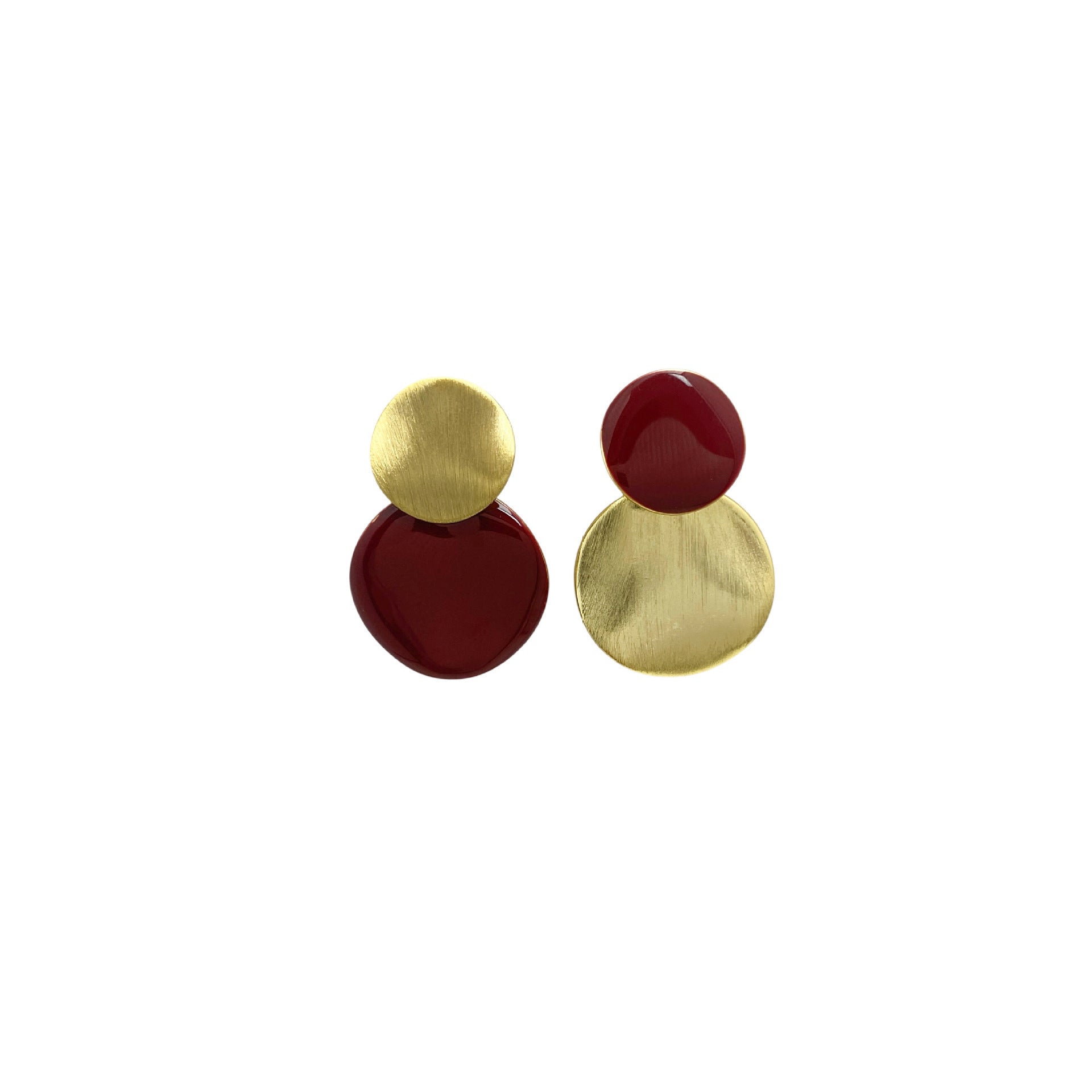 Niche Design Color-blocking Earrings For Women